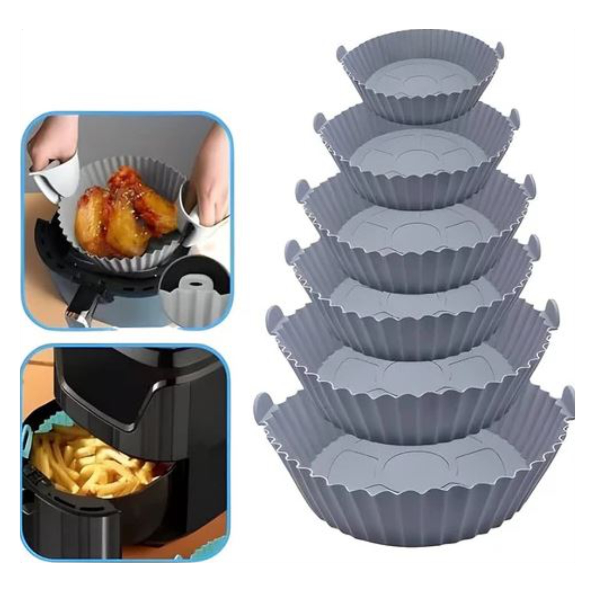 Molde Protector 6 tamaños para Airfryer